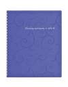 Зошит для записів BAROCCO, B5, 80 л., клітинка, пластикова обкладинка, фіолетова