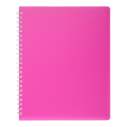 Зошит для нотаток BRIGHT, L2U, В5, 60 арк., клітинка, рожевий, пласт.обкладинка