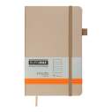  Книга записная ETALON 125*195, 96 л., линия, обкл. искусственная кожа, золотой