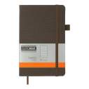 Книга записная TWEED 125*195, 96 л., линия, обкл. искусственная кожа, серый