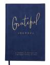  Блокнот деловой GRATEFUL А5, 96л, чистый, обложка искусственная кожа, синий