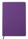 Блокнот деловой TOUCH ME, L2U, А5, 96 л., клетка, фиолетовый, иск.кожа