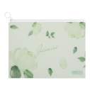 Папка-конверт А4 на zip-блискавці, JASMINE ARABESKI, напівпрозора, м'ятна