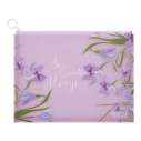 Папка-конверт А4 на zip-блискавці, IRISES ARABESKI, напівпрозора, лавандова