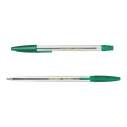 Ручка кулькова CLASSIC (тип "корвіна"), 0.7 мм, пласт.корпус, зелені чорнила