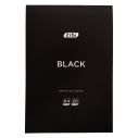 Альбом для малювання (планшет) BLACK, А5, 20 арк., 120 г/м2, клеєний блок, чорний, KIDS Line