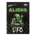 Папка для праці та зошитів UFO, картонна, на гумці А4 (225x316мм), KIDS Line
