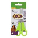 Ножиці дитячі з лінійкою 132мм, салатові, KIDS Line