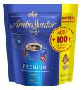 Кава розчинна 500г*10, пакет, "Premium", AMBASSADOR