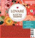 Чай чорний 2г*50, пакет, асорти, LOVARE