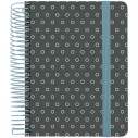 Блокнот на спіралі тверда обкл., B6+, 120 арк.,кл., графіт