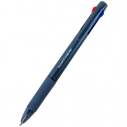 Ручка кулькова автоматична TrioLine, 3-в-1 (синій/чорний/червоний)