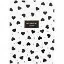 Книга записная A5, 80 арк. кл., Black&White
