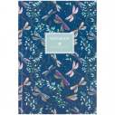 Книга записная твердая обл. А5, 96 л., клет., TR, Floral 6
