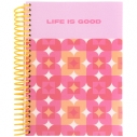 Блокнот с разделителями, А5, 120л, клет, Life is good