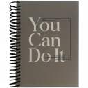 Блокнот с разделителями, А5, 120л, клет, You can do it