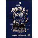 Зошит для нот А4, 20 л, Rock&Loud
