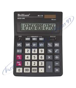 Настільний калькулятор Brilliant BS-116, 16 р