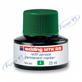 Чорнило для заправки Permanent e-T25 зелене