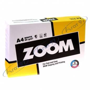 Бумага Zoom А4, класс C, 80г/м2, 500 листов