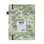 Щоденник недат. MILITARY, A5, світло-зелений, штуч.шкіра, 336 стор