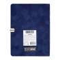 Щоденник недат. VELOUR, A5, синій, штуч.шкіра, 336 стор
