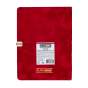 Щоденник недат. VELOUR, A5, червоний, штуч.шкіра, 336 стор