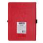 Щоденник недат. LEGEND, A5, червоний, штуч.шкіра, 336 стор