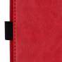 Щоденник недат. LEGEND, A5, червоний, штуч.шкіра, 336 стор