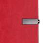 Щоденник недат. LEGEND, A5, червоний, штуч.шкіра, 336 стор