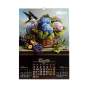 Календар настінний 2027 р., А2, 1 пружина, Flowers and birds
