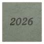 Щоденник датов. 2026 PRESTIGE, A5, зелений, штуч.шкіра