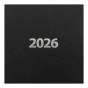 Ежедневник датир. 2026 STRONG,  A5, черный, бумвинил