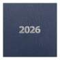 Ежедневник датир. 2026 STRONG,  A5, темно-синий, бумвинил