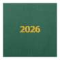 Ежедневник датир. 2026 STRONG,  A5, зеленый, бумвинил