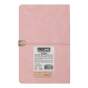 Щотижневик датов. 2026 VELOUR, A5, рожевий, штуч.шкіра