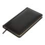 Еженедельник датир. 2024 карман. BRAVO, 85*153, черный, иск.кожа/поролон