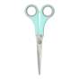 Ножиці PASTEL, 170 мм, круглі ручки, з .гум м'ятний.вставками, м'ятні