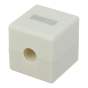 Точилка CUBE, RUBBER TOUCH, 1 отв., контейнер, пластик. корпус, 1 шт. в блистере