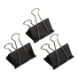 Біндер-затискач, 61 мм, чорний, по 6 шт. в карт.коробці