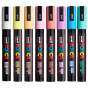 Набір маркерів uni POSCA Soft Color, 1,8-2,5мм, 8 шт