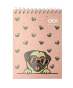 Блокнот на пружине сверху, А-6, 40 л., PUPPIES, картонная обложка, KIDS Line
