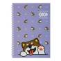Блокнот на пружине сбоку CUTE pattern, А-5, 64л., карт.обложка, KIDS Line, ассорти