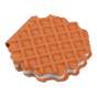 Блокнот CHOCOLATE WAFFLE, 90х90мм, 80 арк., нелінований, ароматизована Soft touch обкладинка, KIDS Line