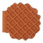 Блокнот CHOCOLATE WAFFLE, 90х90мм, 80 арк., нелінований, ароматизована Soft touch обкладинка, KIDS Line