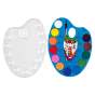 Акварельные краски на палитре, 12 цветов, натуральная кисть, синий, KIDS Line
