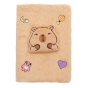 Блокнот плюшевий CAPYBARA, А5, 80 арк., клітинка, асорті, KIDS Line