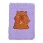 Блокнот плюшевий CAPYBARA 5, А5, 80 арк., клітинка, асорті, KIDS Line