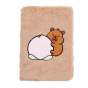 Блокнот плюшевий CAPYBARA 9, А5, 80 арк., клітинка, асорті, KIDS Line