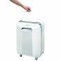 Знищувач Fellowes LX201 white, 12 аркушів, фрагменти 2х12 мм, кошик 22 літри